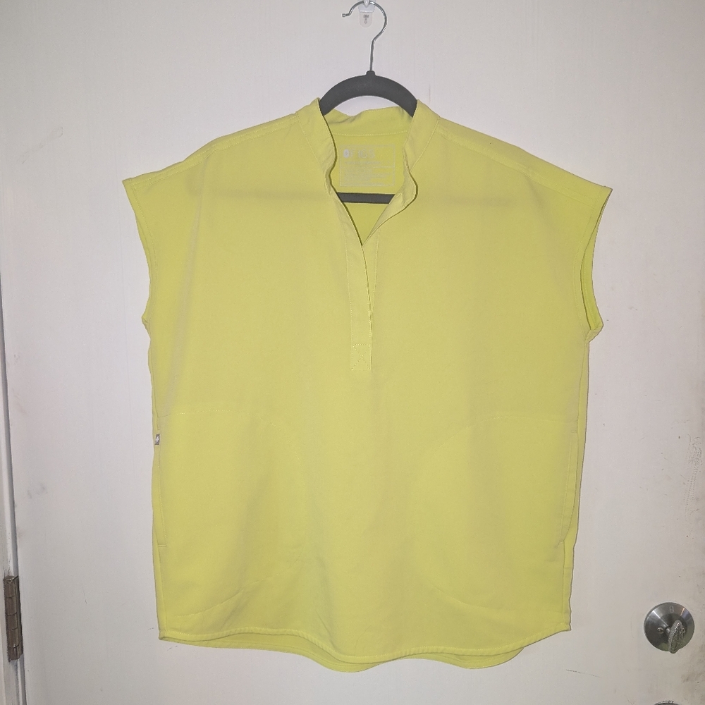 Figs Scrubs - Rafaella top - Limited Edition color Citron - Size S - Picture 3 of 4